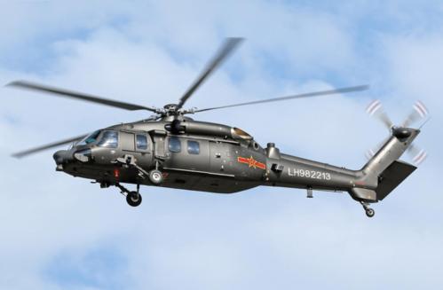 中国直20武装直升机