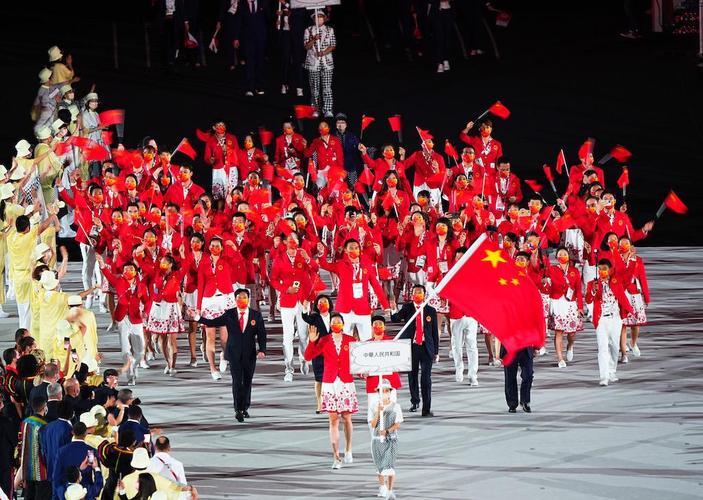 2021奥运会开幕式中国队入场