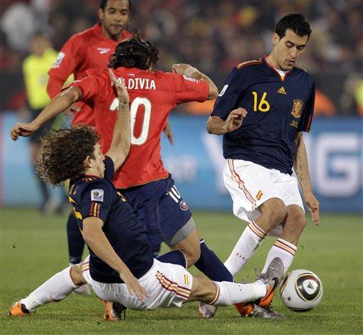 西班牙vs智利的相关图片
